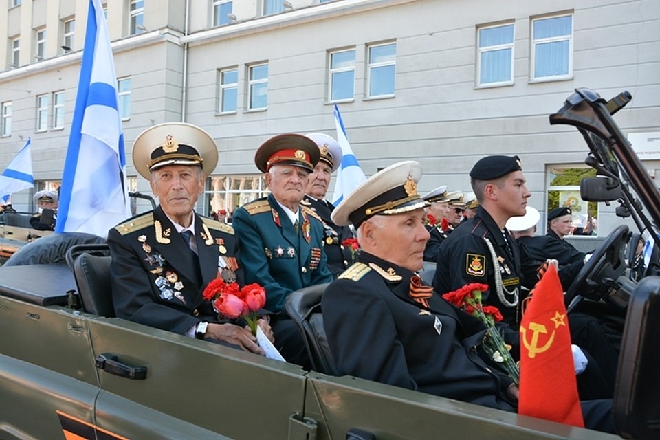 9 мая калининградские ветераны примут участие в параде Победы.