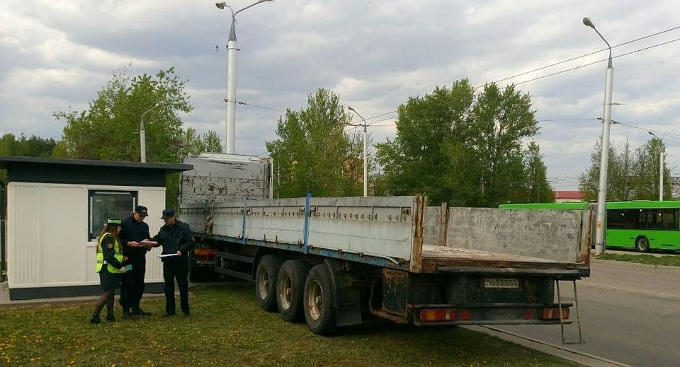 В Гродно автопоезд сбил двух женщин Фото:t.me/skgovby