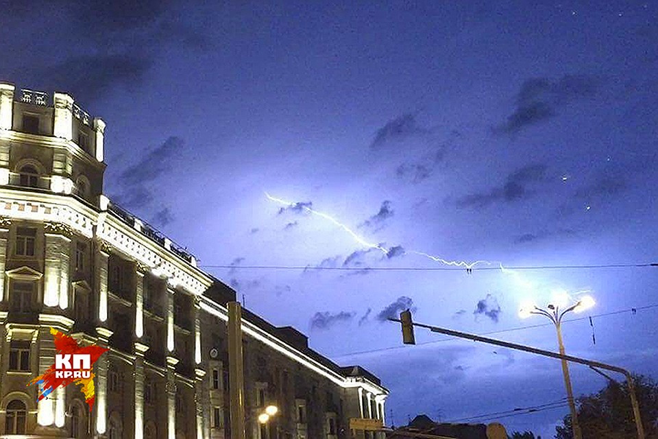 В Москве ожидается дождь с грозой