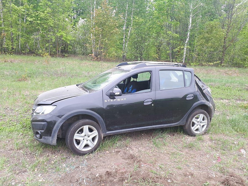 Пострадавший автомобиль вернули на колеса