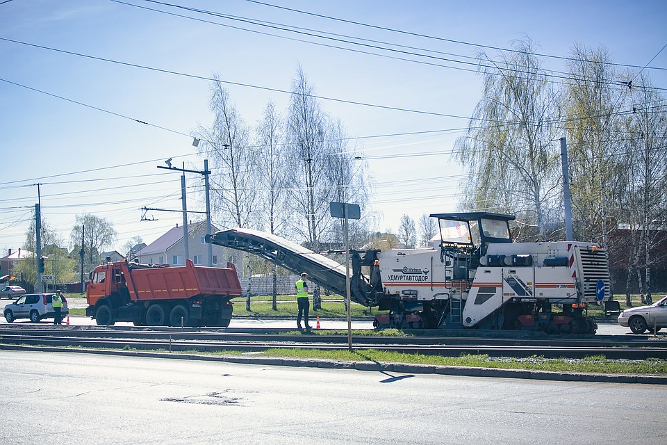Дорожные работы ведутся в этом году в дневное время
