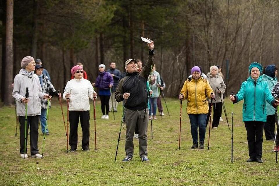 Сургутяне зарядкой поддержали переход на «цифру». Фото Рамиля Нуриева