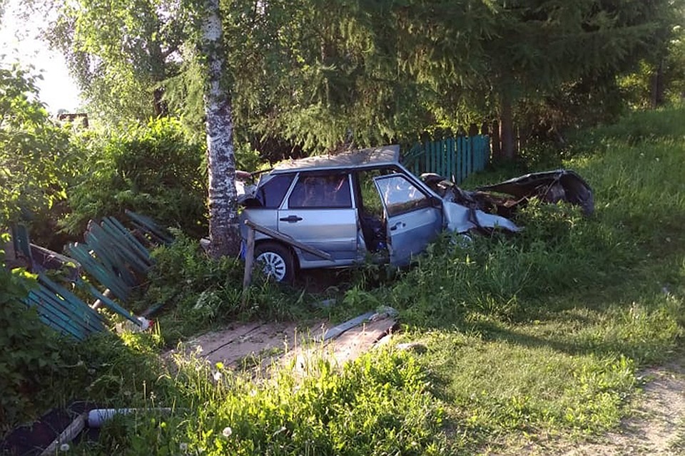 В Тверской области пьяный водитель ВАЗа врезался в дерево Фото: vk.com/"РЖЕВ СЕГОДНЯ"
