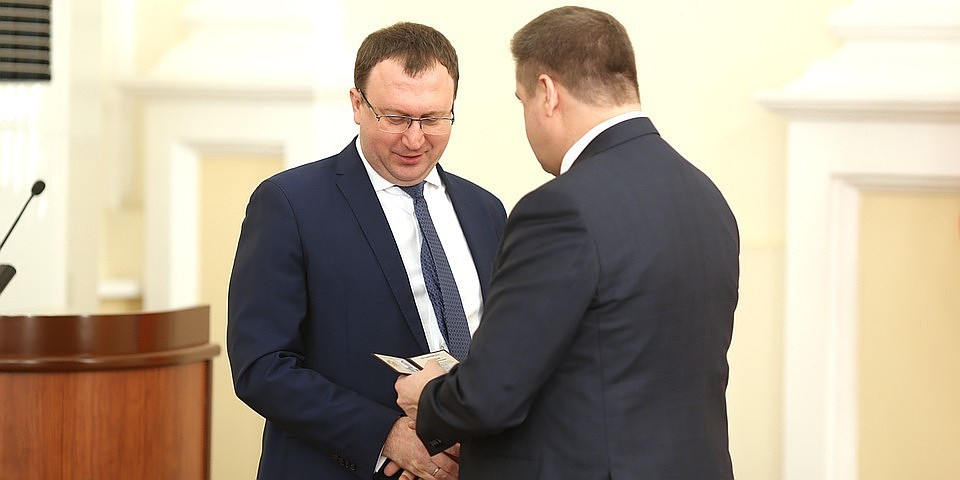 Еще в марте губернатор поздравлял Беленецкого с назначением в минтранс