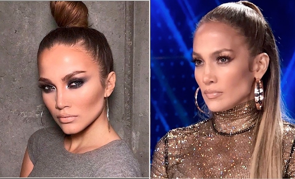 Челябинска Наталья на фото слева Фото: instagram.com @m.n.eee18 и @jlo