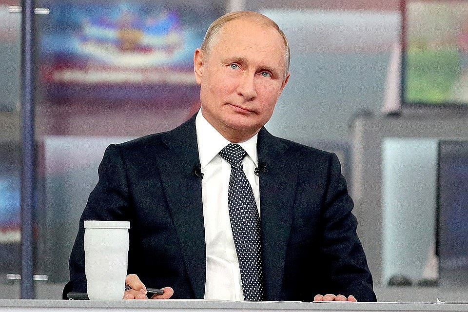 Владимир Путин. Фото Михаил Климентьев/пресс-служба президента РФ/ТАСС