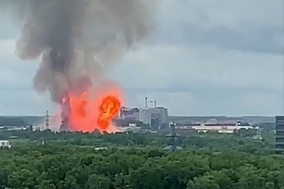 По последним данным, горела не территория ТЭЦ, а проходящий рядом газопровод