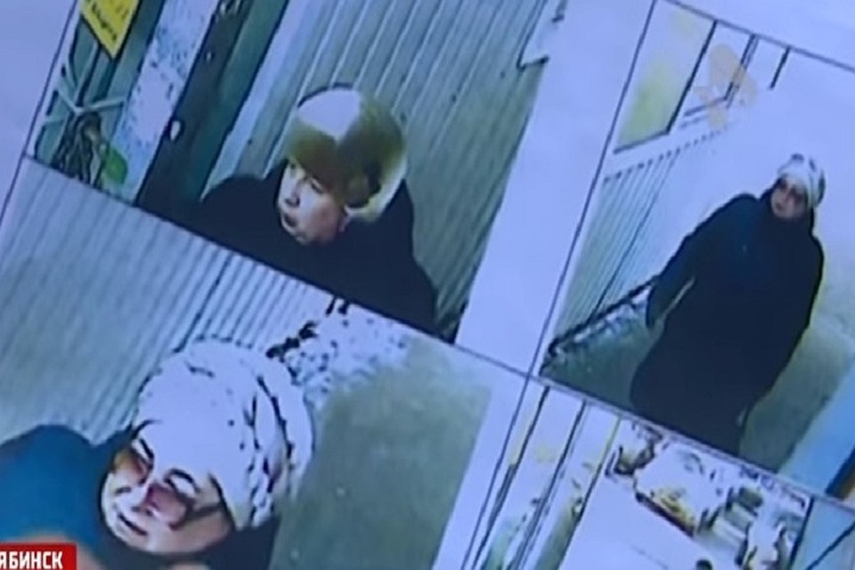Записи с камер, где запечатлены мошенницы, обманувшие бабушку весной 2019 года уже в Челябинске (Фото: znak.com).
