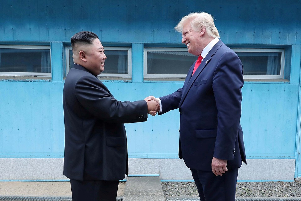 Ким Чен Ын и Дональд Трамп