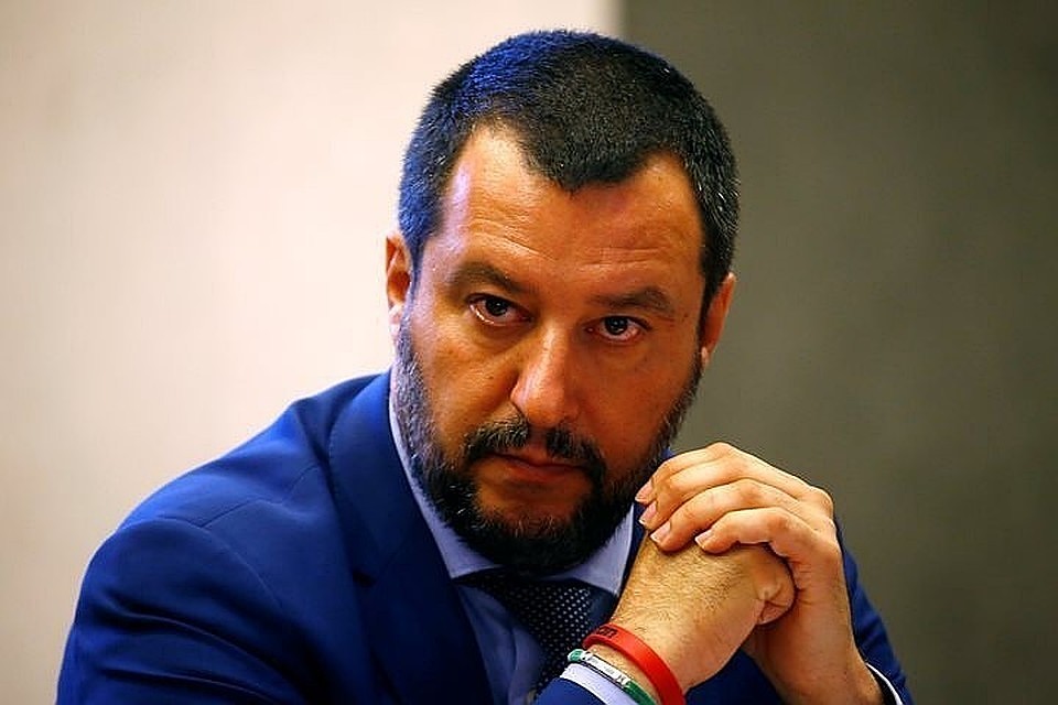 Вице-премьер и глава МВД Италии Маттео Сальвини