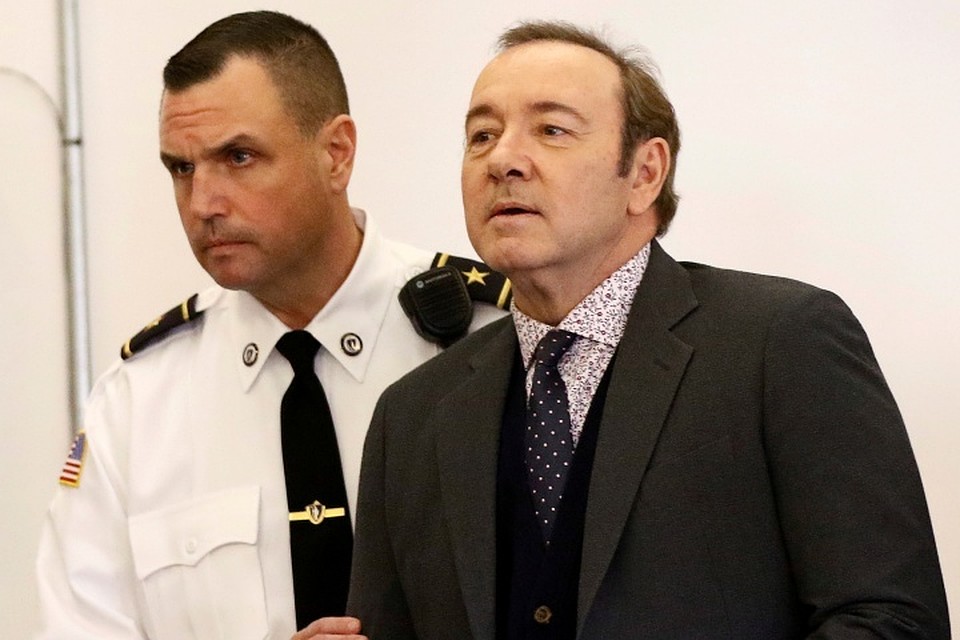 Актер Кевин Спейси на судебном заседании