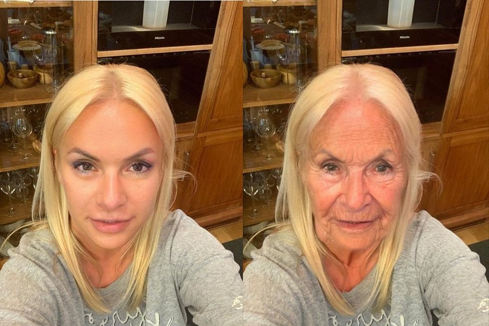Анна Терешкова уже успела опробовать популярное приложение на себе. Фото: Анна Терешкова