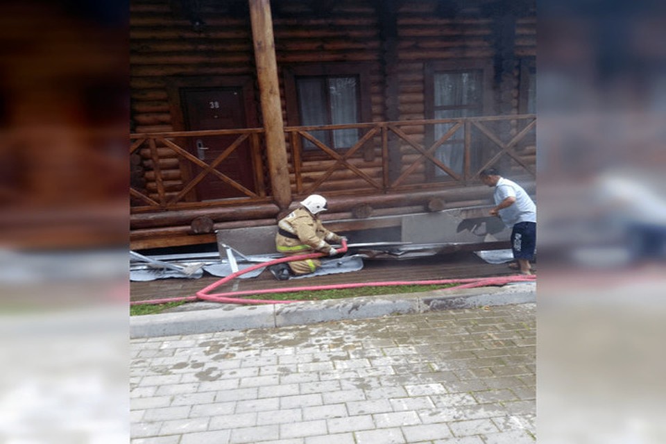Пожарные быстро потушили очаг огня