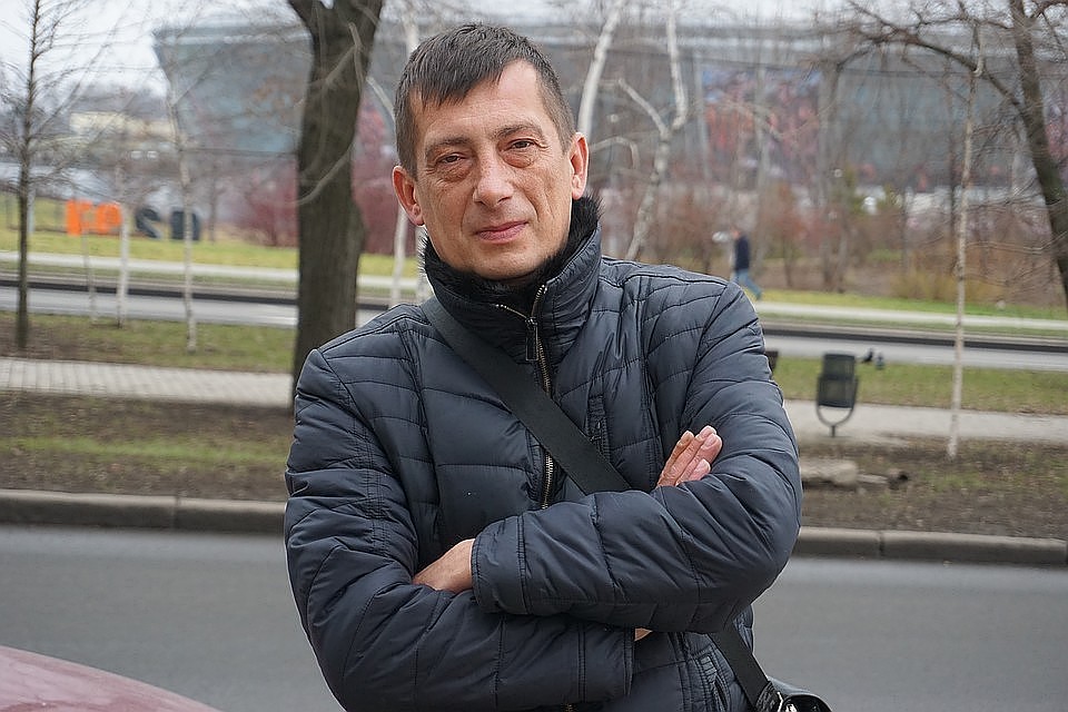 Волонтер Андрей Лысенко