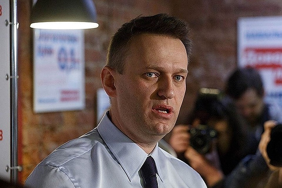 Российский оппозиционер Алексей Навальный