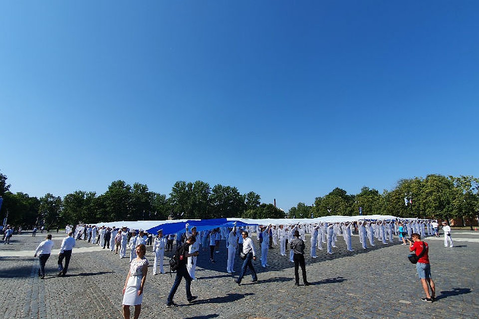 Размер полотна - 65 метров в длину и 43 метра в ширину. Фото: vk.com/ikorovin.