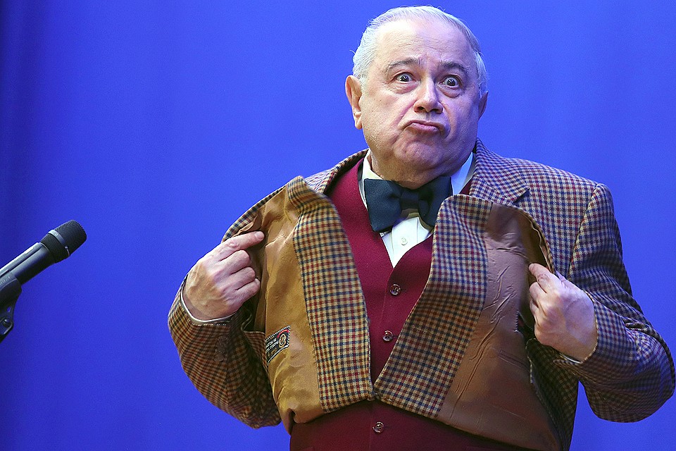 Евгений Петросян во время концерта. Фото Вячеслав Прокофьев/ТАСС