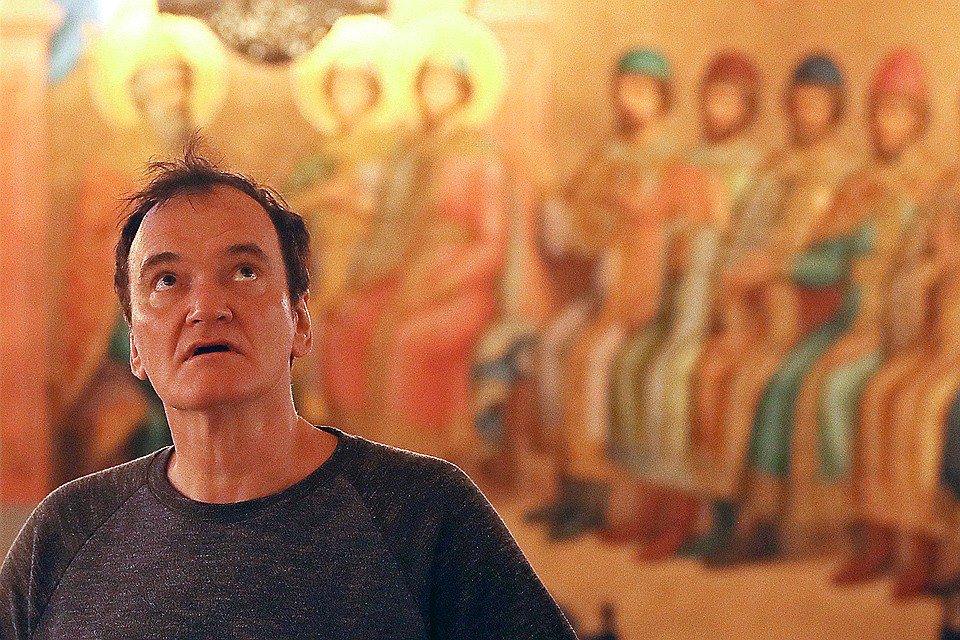 Квентин Тарантино во время осмотра музеев Московского Кремля. Фото Валерий Шарифулин/ТАСС