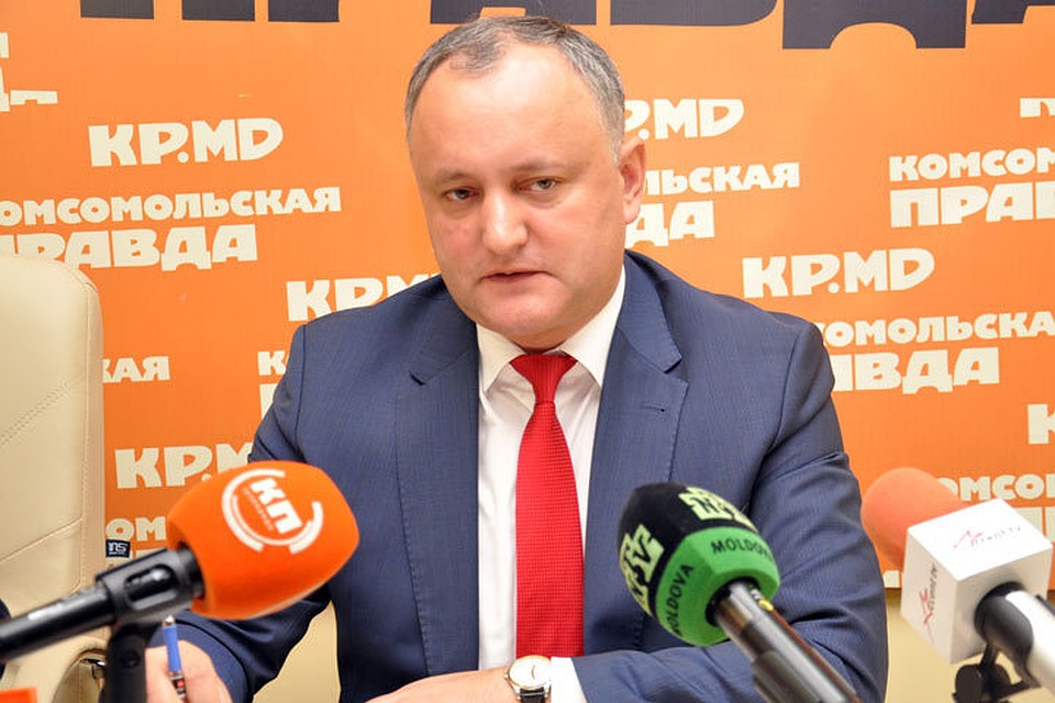 Игорь Додон: "повышение тарифа на электроэнергию - попытка дестабилизировать ситуацию в стране".