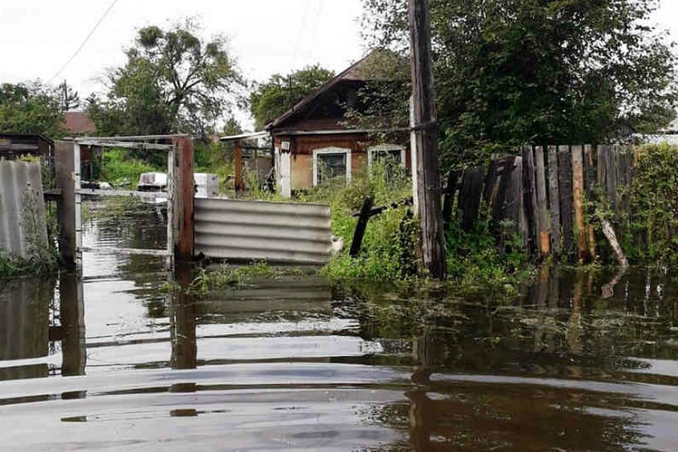 Почти 800 подворий оказались под водой в Биробиджане