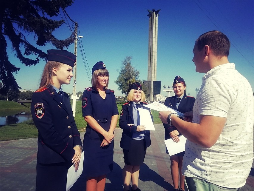 Тверские школьники приняли участие в акции "Письмо водителю" Фото: пресс-служба УГИБДД России по Тверской области