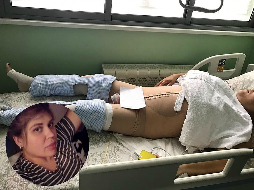 От наркоза Анастасия отошла быстро, уже через сутки смогла самостоятельно подниматься.