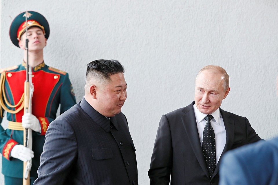 Ким Чен Ын и Владимир Путин