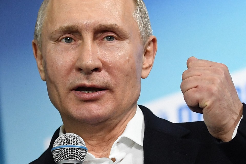 Президент России Владимир Путин прибыл в Махачкалу