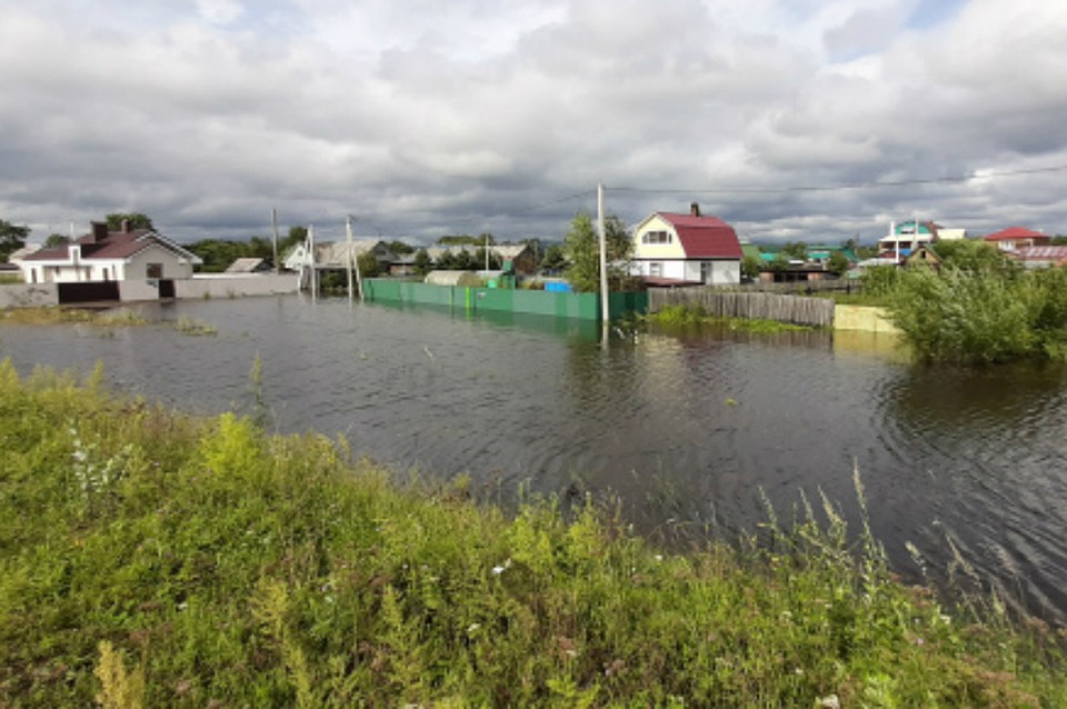 В Биробиджане оценивают ущерб, причиненный водной стихией