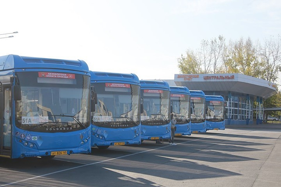 Стали известны маршруты новых кемеровских автобусов Volgabus.ФОТО: Пресс-служба АКО