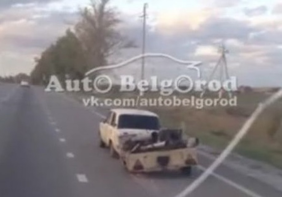 Скриншот видео сообщества "Авто Белгород" ВКонтакте.
