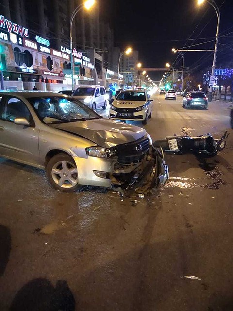 ДТП произошло на перекрестке ул. Советской и Куйбышева
