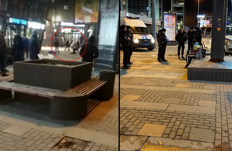Парня жестоко избили ногами в голову и живот. Фото: vk.com/spb_today
