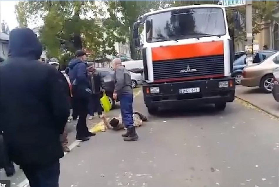 Авария произола в центре столицы - мужчина, к счастью, жив