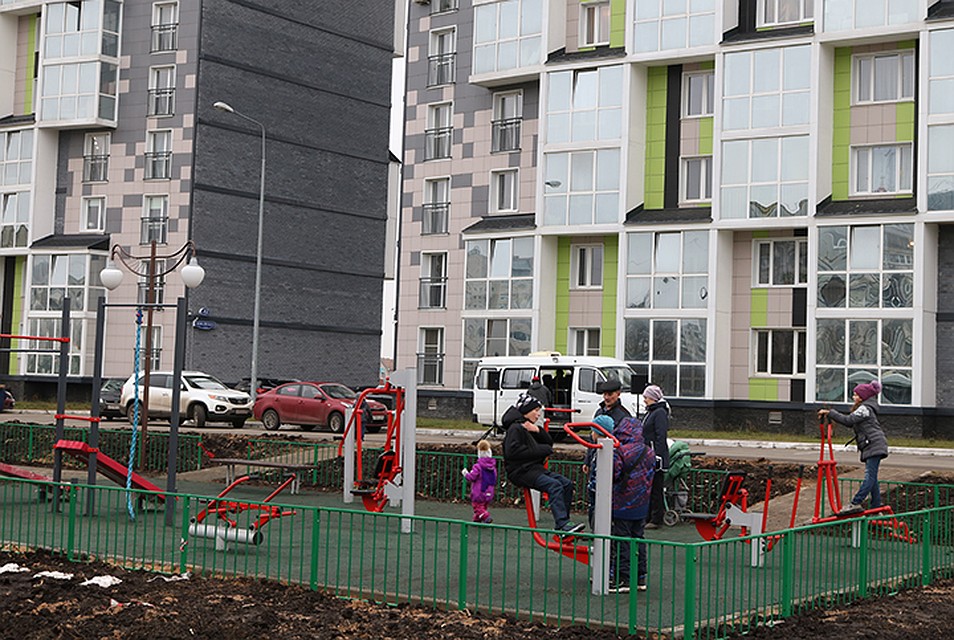 Новая площадка с тренажерами появилась в "Южном" Фото: пресс-служба администрации Твери