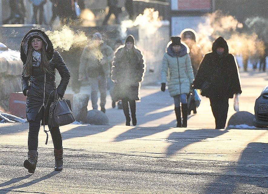 На Новосибирск идет волна холода.