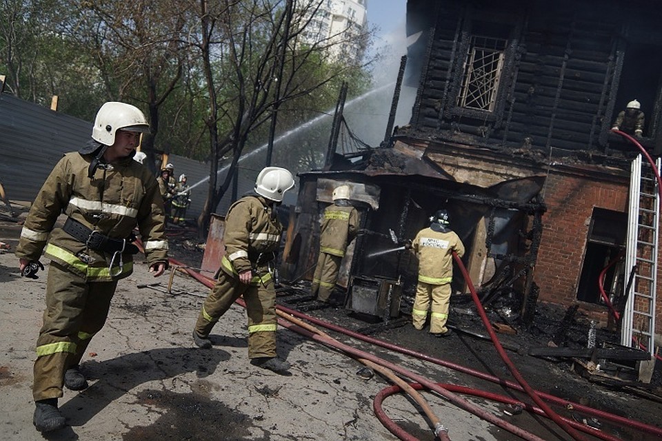 В доме Североуральска вспыхнул пожар