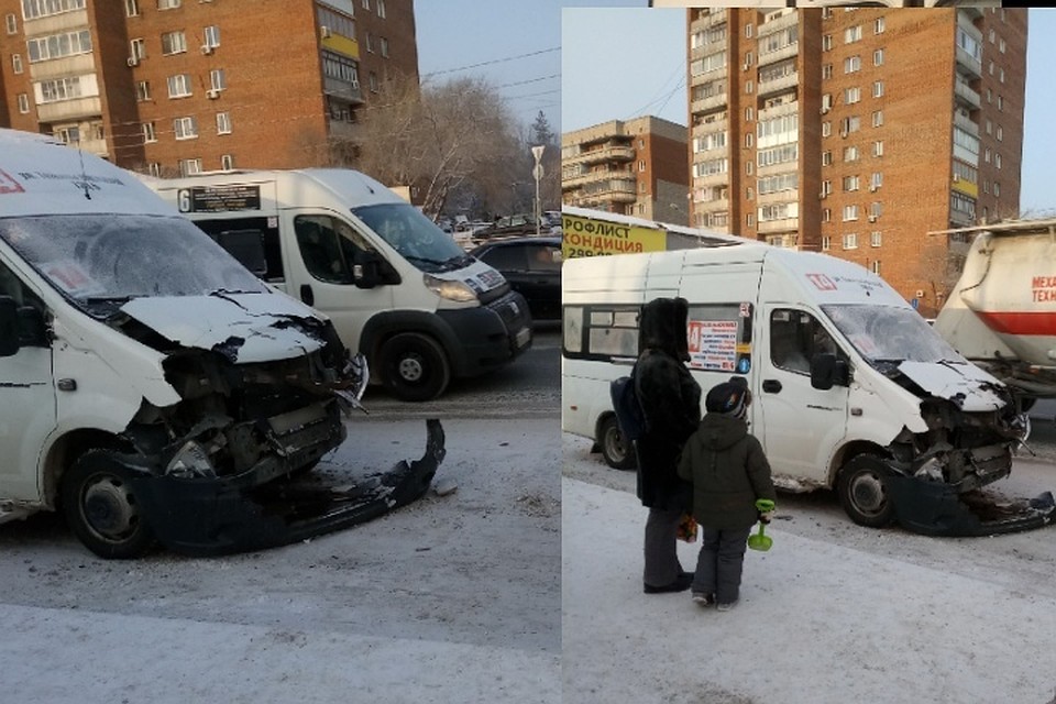 Авария произошла на остановке «Лента».