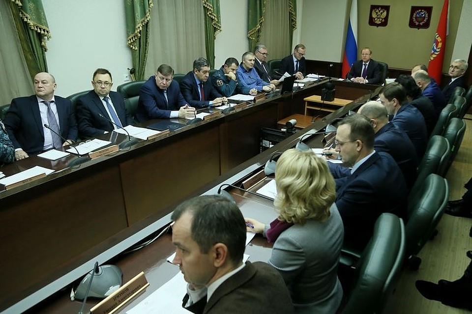 Заседание комиссии правительства Алтайского края по ЧС.