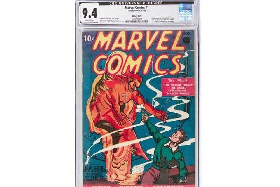 Самый первый комикс Marvel ушел с молотка больше чем за миллион долларов