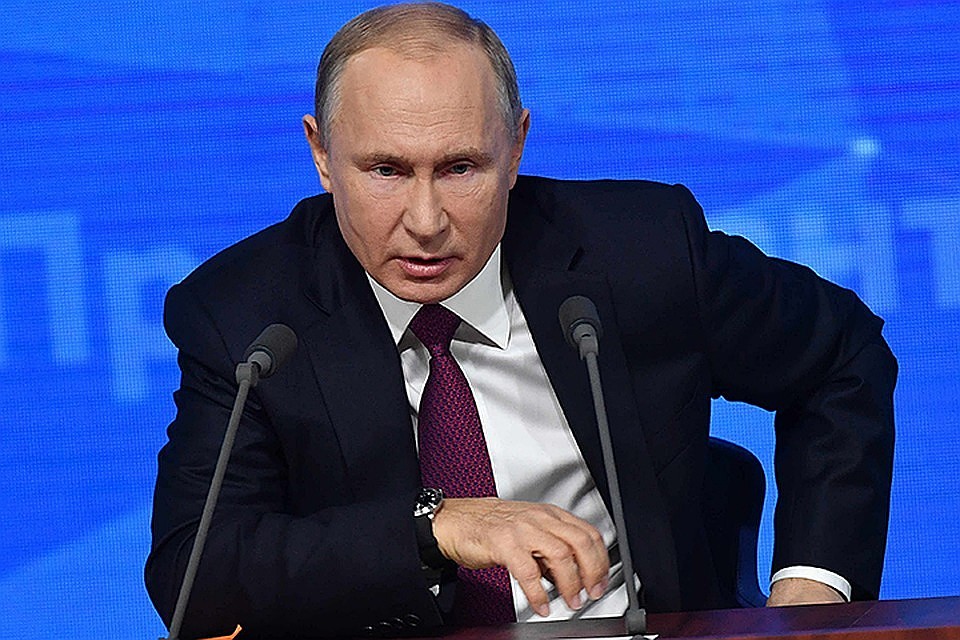 Кремль: Большая пресс-конференция Путина состоится 19 декабря