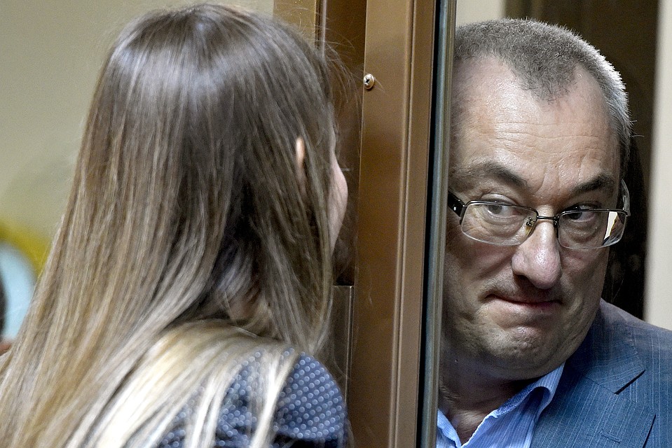 Бывший глава Республики Коми Вячеслав Гайзер, которого ранее приговорили к 11 годам колонии строгого режима, в Мосгорсуде, сентябрь 2019 г. Фото Андрей Васильев/ТАСС