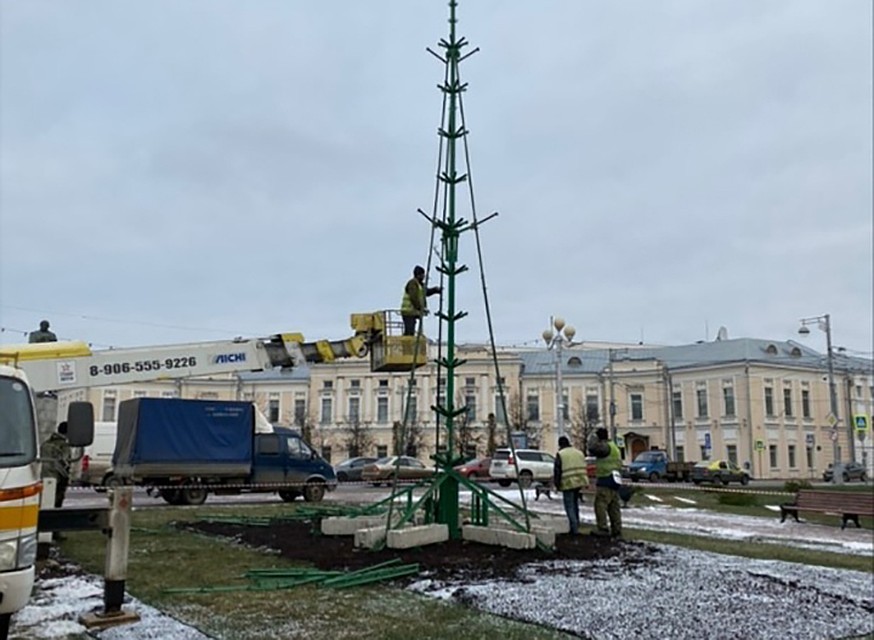 Тверь начали украшать к Новому году Фото: Светлана Маркина