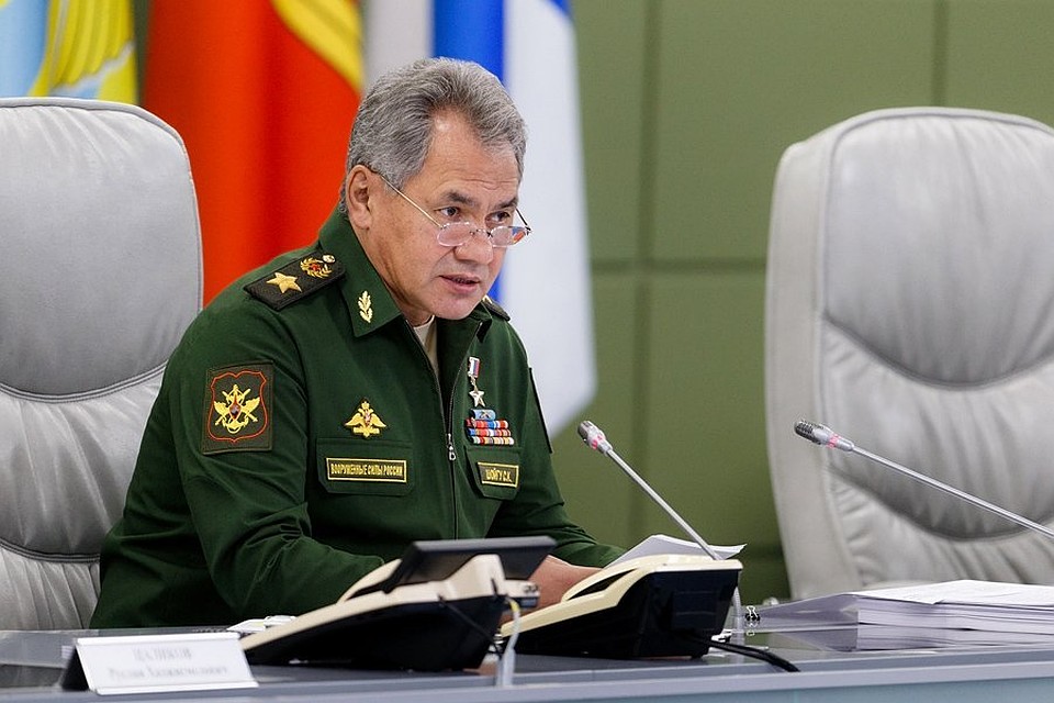 Глава Минобороны РФ Сергей Шойгу.