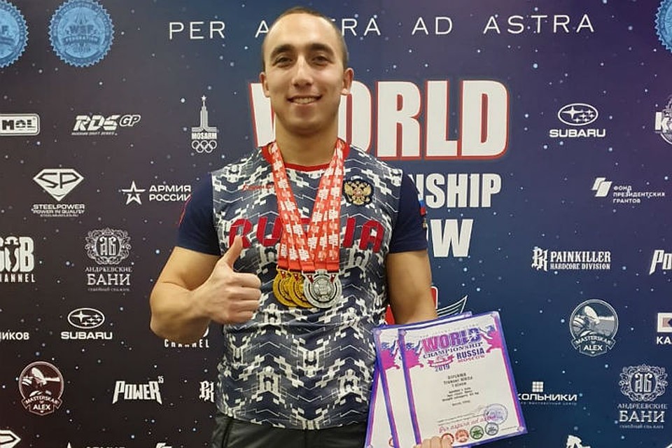 Боец иркутского СОБРа стал чемпионом мира по армлифтингу. Фото: Росгвардия Иркутской области.