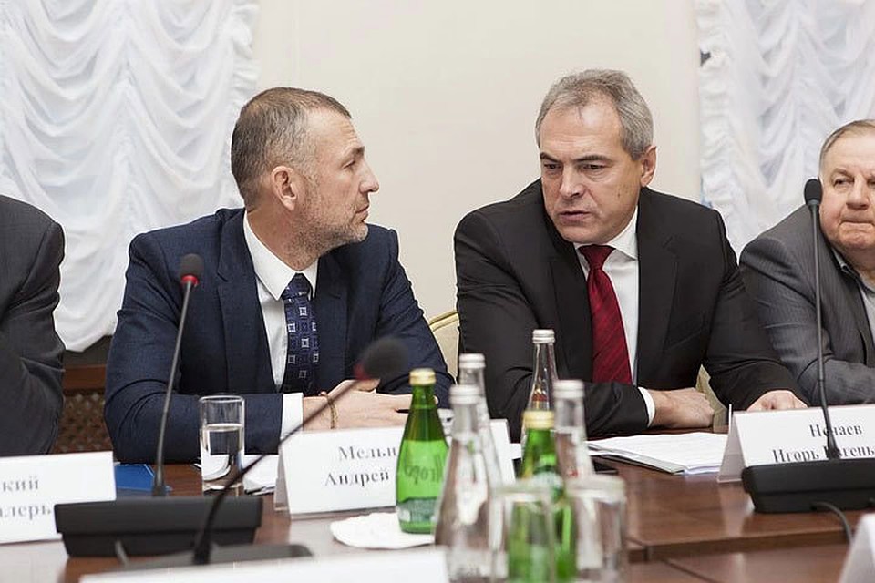 Андрей Мельниченко и Игорь Нечаев договорились о необходимости изменений налогового законодательства. Автор фото: АНАСТАСИЯ МЕРЕНОВА.