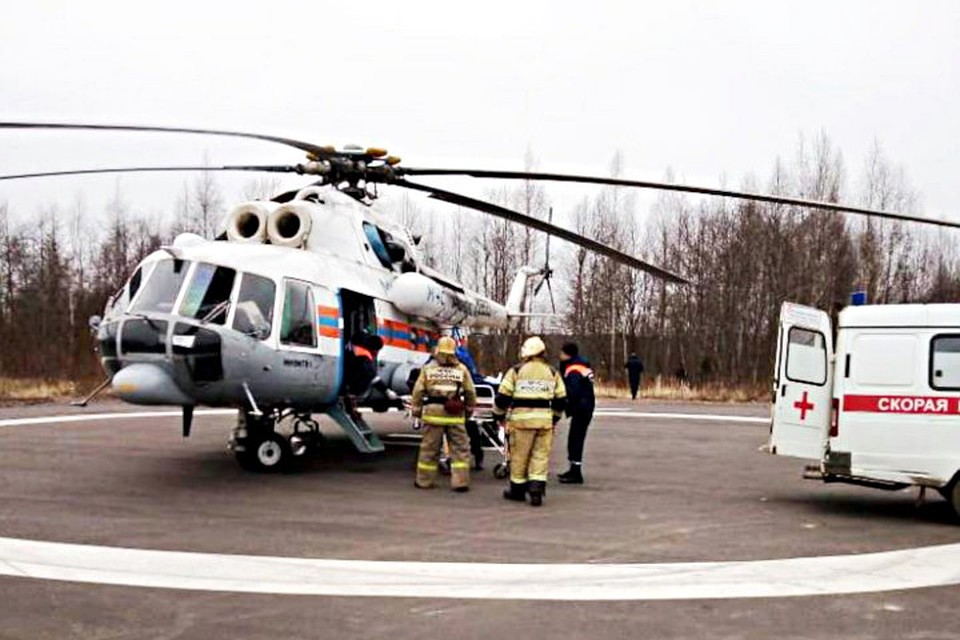 Пациента быстро доставили в Тверь. Фото: МЧС