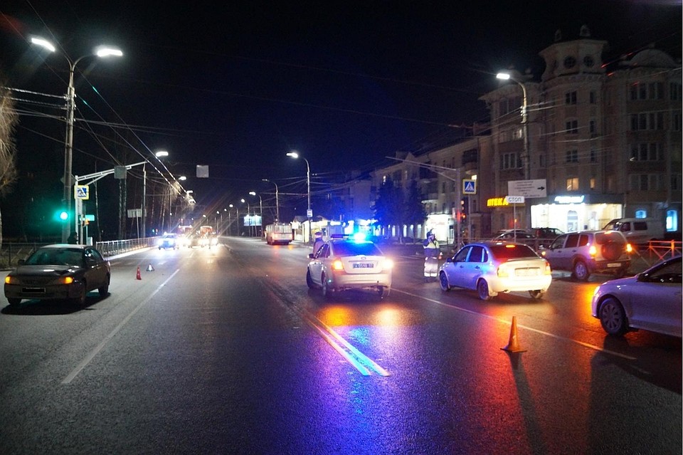 Пешехода госпитализировали