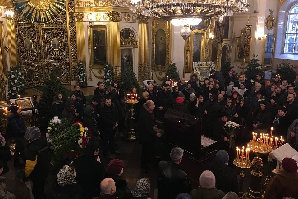 Церемония прощания с Андреем Павленко прошла в Спасо-Преображенском соборе. Фото: сайт Невские Новости.