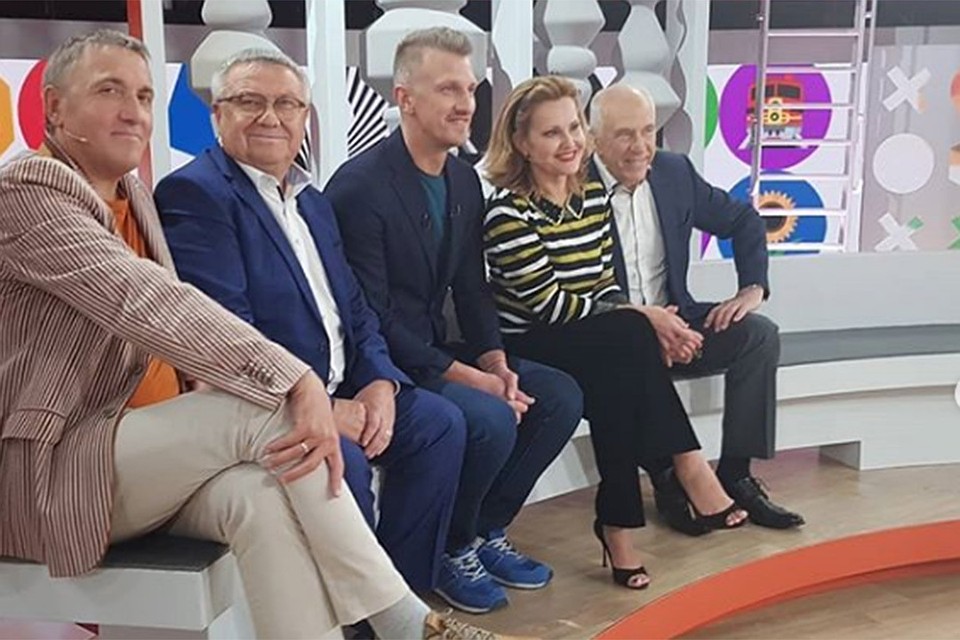 Сергей Писарев на съемках передачи "Видели видео?"